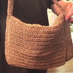 Crochet satchel